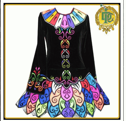 Irish Dancing Costume *** - ABOUT IRELAND ***