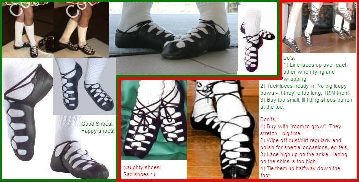 irish dance soft shoe laces