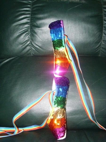 rainbow pointe shoes