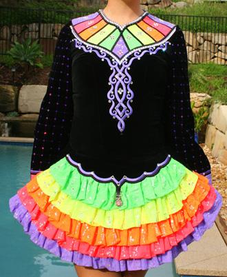 Irish dance dress velvet